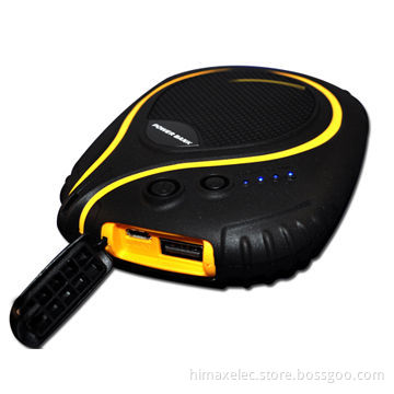Outdoor Super Power Banks, 5V 7,800mAh, Water-, Shock-, Dust-resistant, SOS lighting